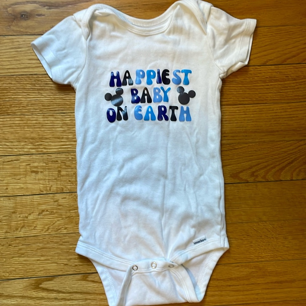 Disney onesie / Gerber 24 month onesie